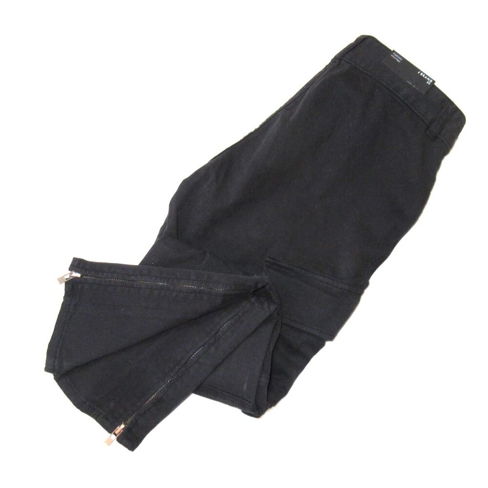 NWT J Brand Margho in Direct Black Utility Crop Stretch Twill Pants 23 - Picture 8 of 9